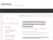 Tablet Screenshot of net2dave.com